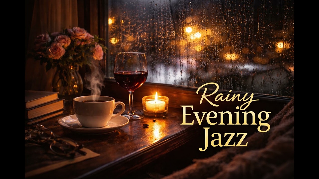 🎷 Rainy Window Jazz – Cozy Late Night Vibes