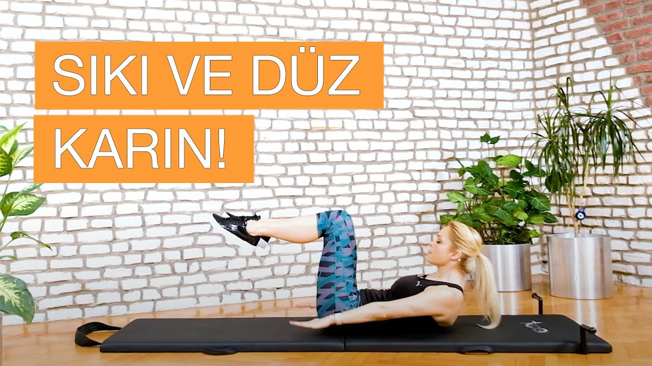 Sıkı ve Düz Bir Karnın Olsun İster misin?🔥Çok Etkili Harika Egzersiz! (Meşhur Hundred Hareketi)