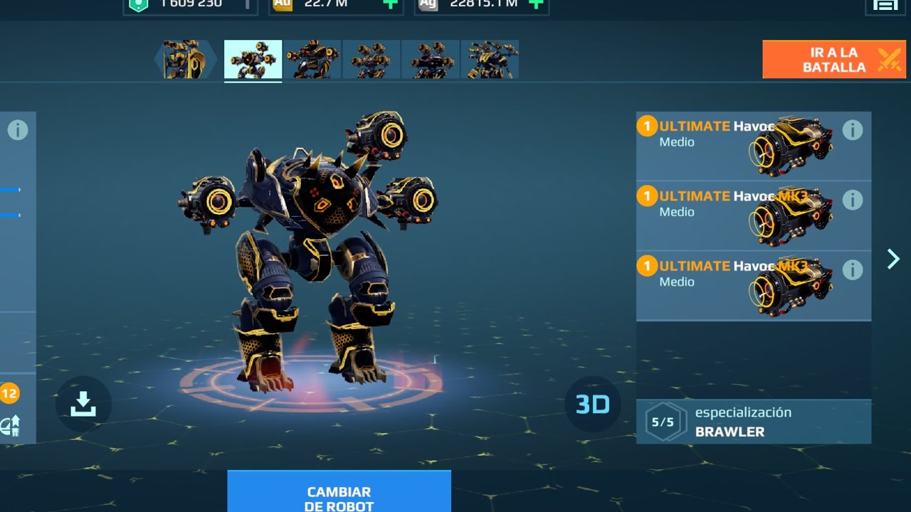 Most Insane and Letal New Ravana Ultimate and pilot Thomas Pear War Robots WR