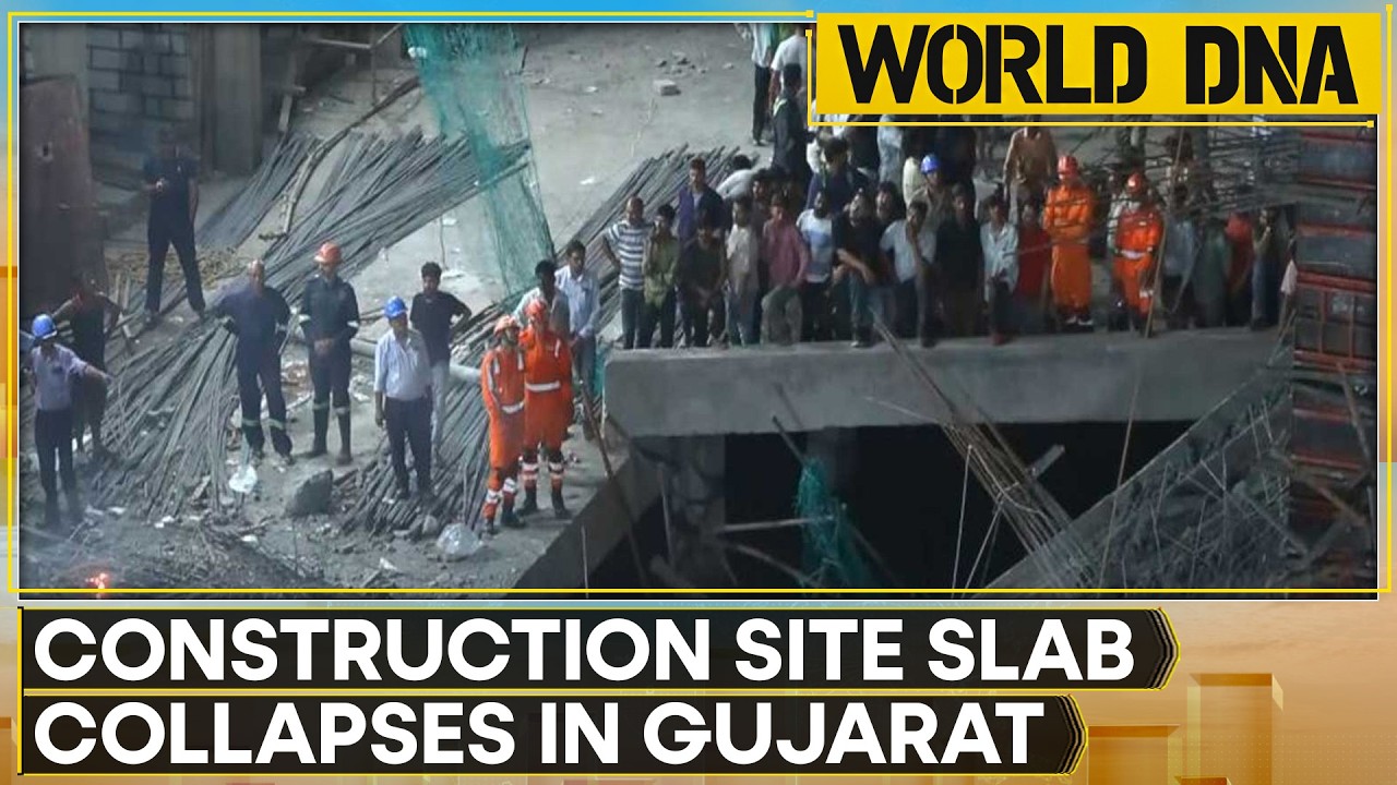 Gujarat Construction Site Slab Collapses In Gandhinagar, 15 Workers Rescued | WION DNA