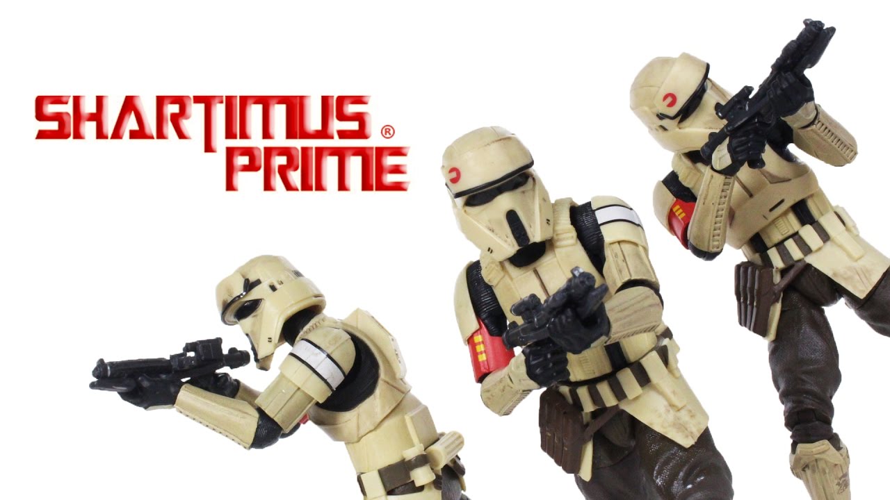Star Wars Black Series Scarif Trooper Rogue One Movie 6 Inch Action Figure Toy Review