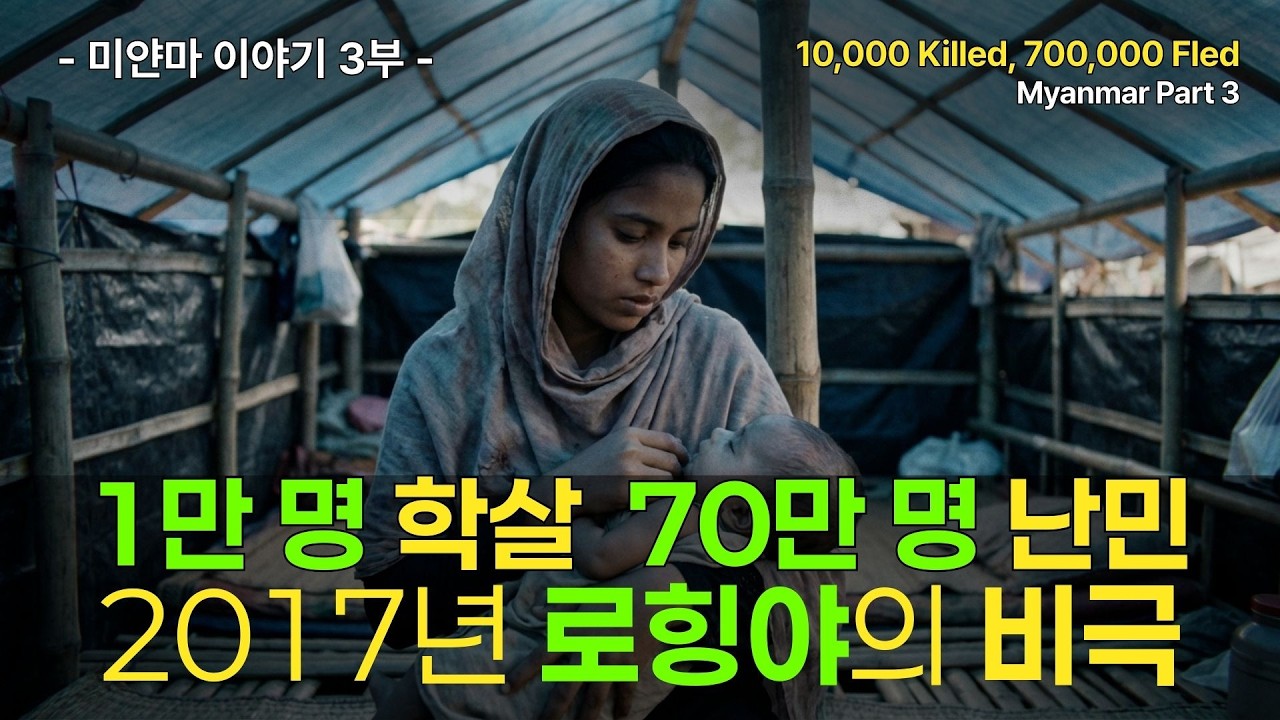 1만 명 학살, 70만 명 난민, 2017년 로힝야의 비극 | 미얀마 그리고 로힝야 이야기 3부
