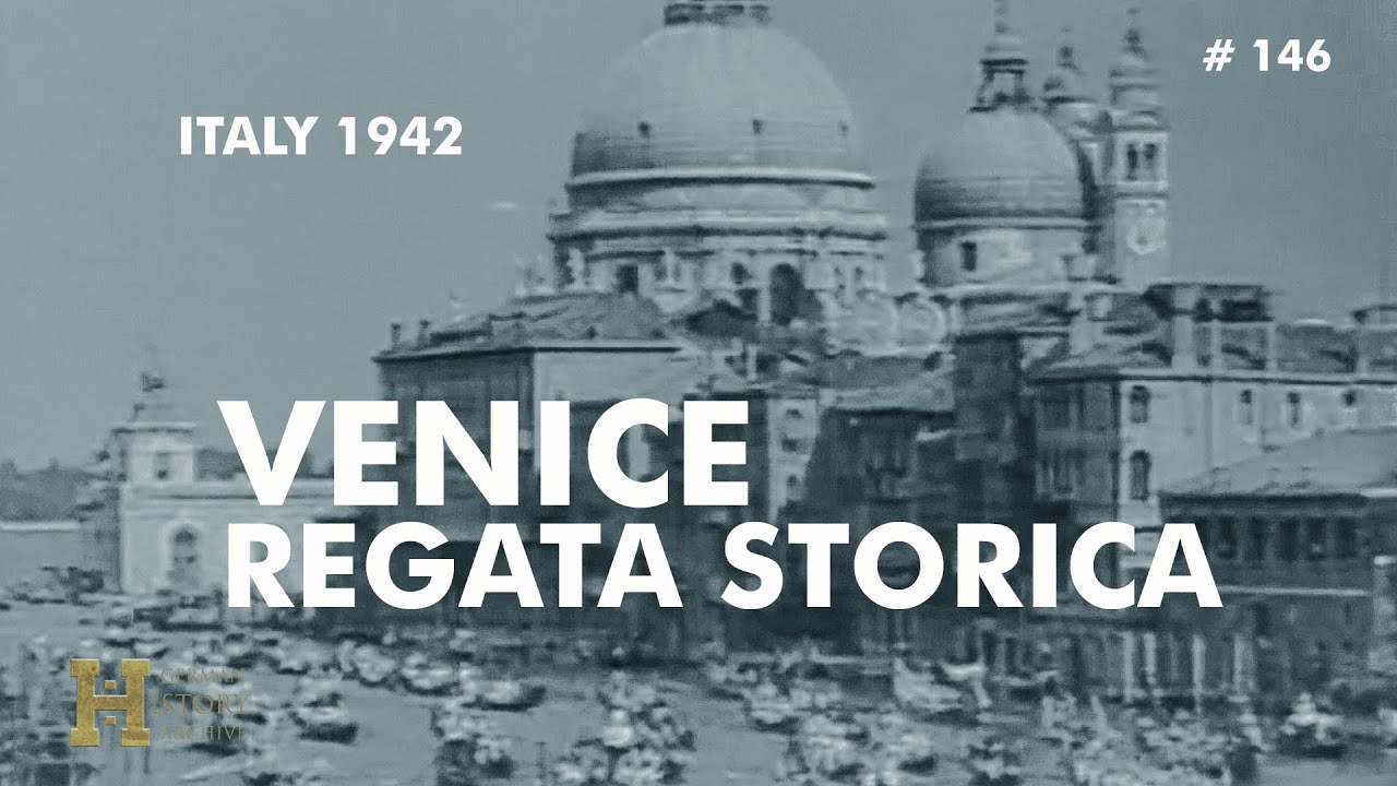 146 #Italy 1942 ▶ Venice Regata Storica di Venezia / Venedig Regatta Canal Grande (September 42)