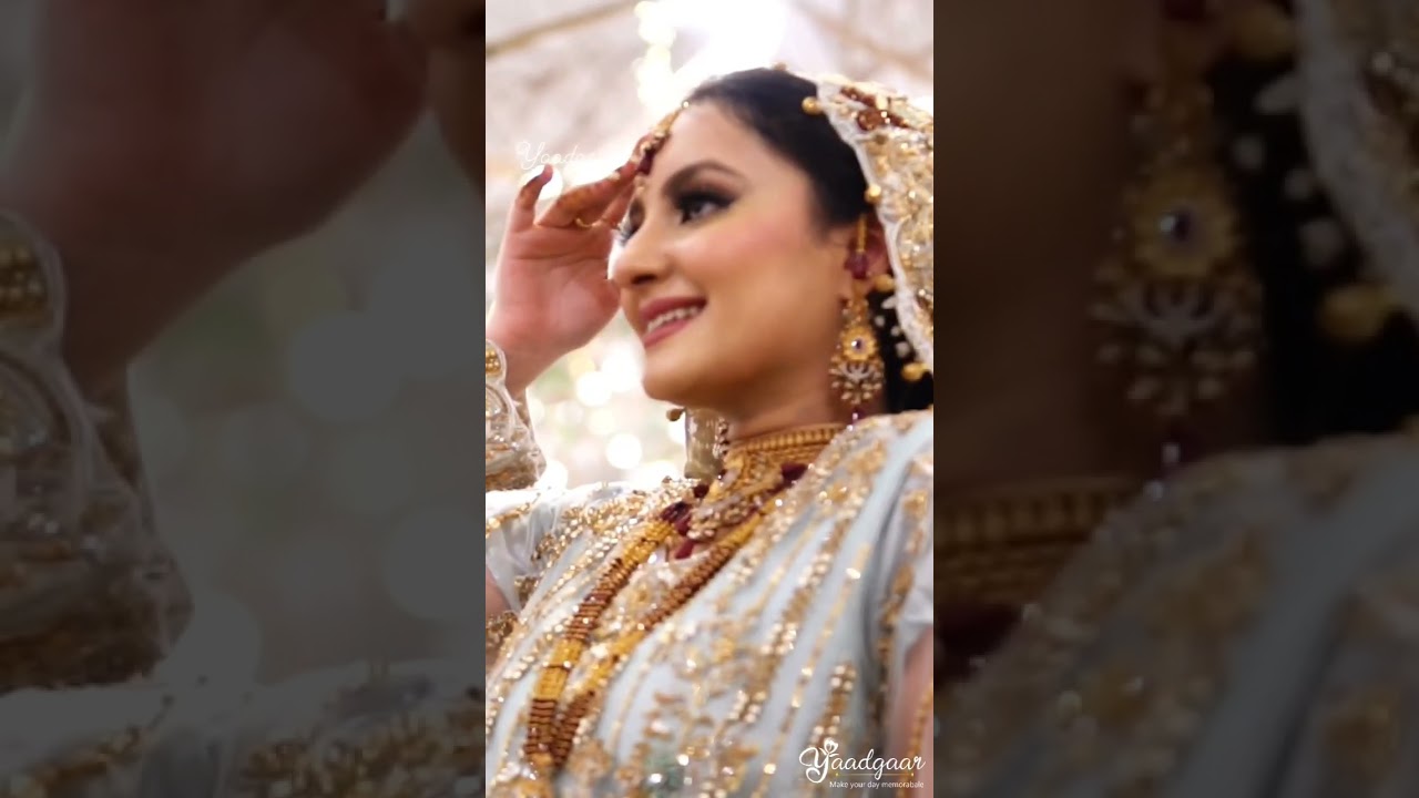 Capturing the elegance of a bridal solo in cinematic style. ✨ #BridalBeauty #CinematicMoments