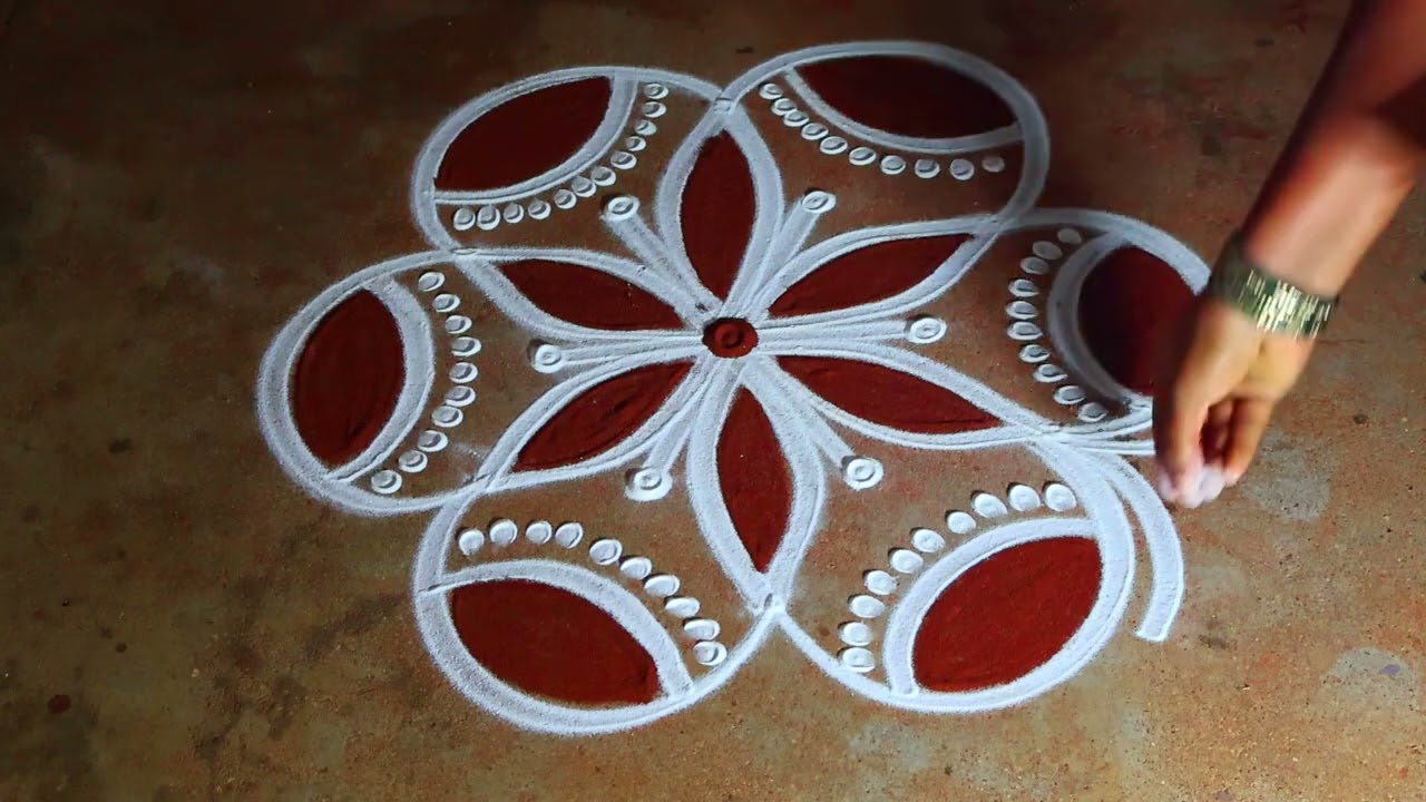 Karthigai deepam 🌹special flowers kolam 3*2  🌹newyearspecial kolam🌹dhanurmasam 🌹diyamuggulu