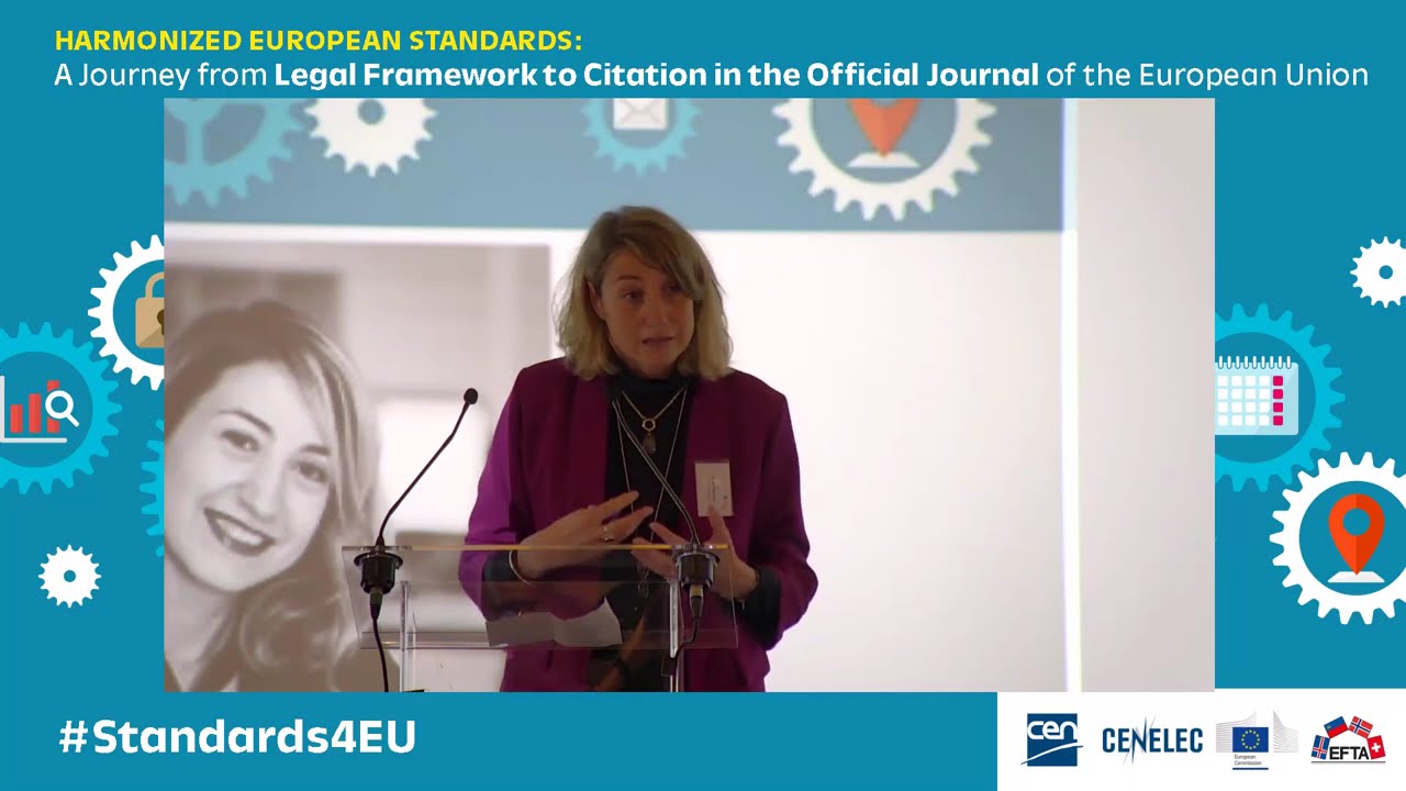 Day 1 - European Harmonized Standards: A Journey from Legal Framework to Citation in the OJEU.