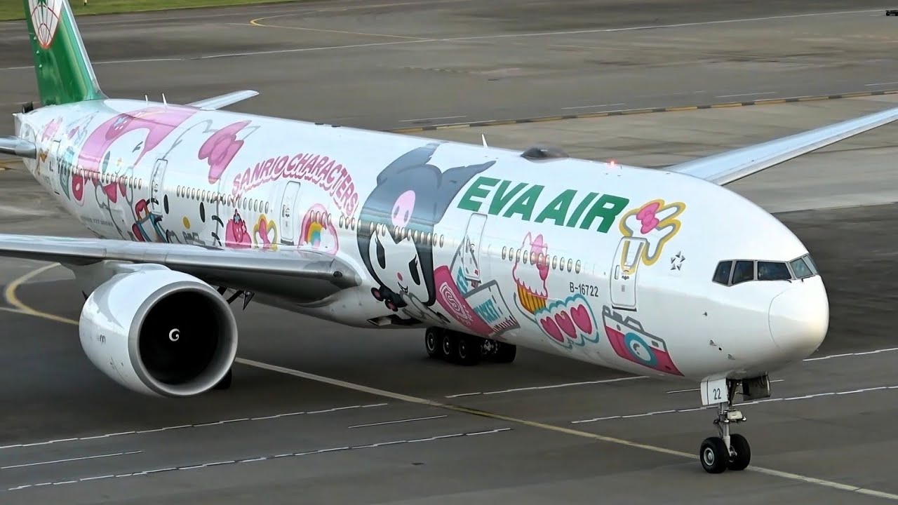 飛機起降特寫 傍晚時刻｜桃園國際機場 Plane Spotting TPE/RCTP