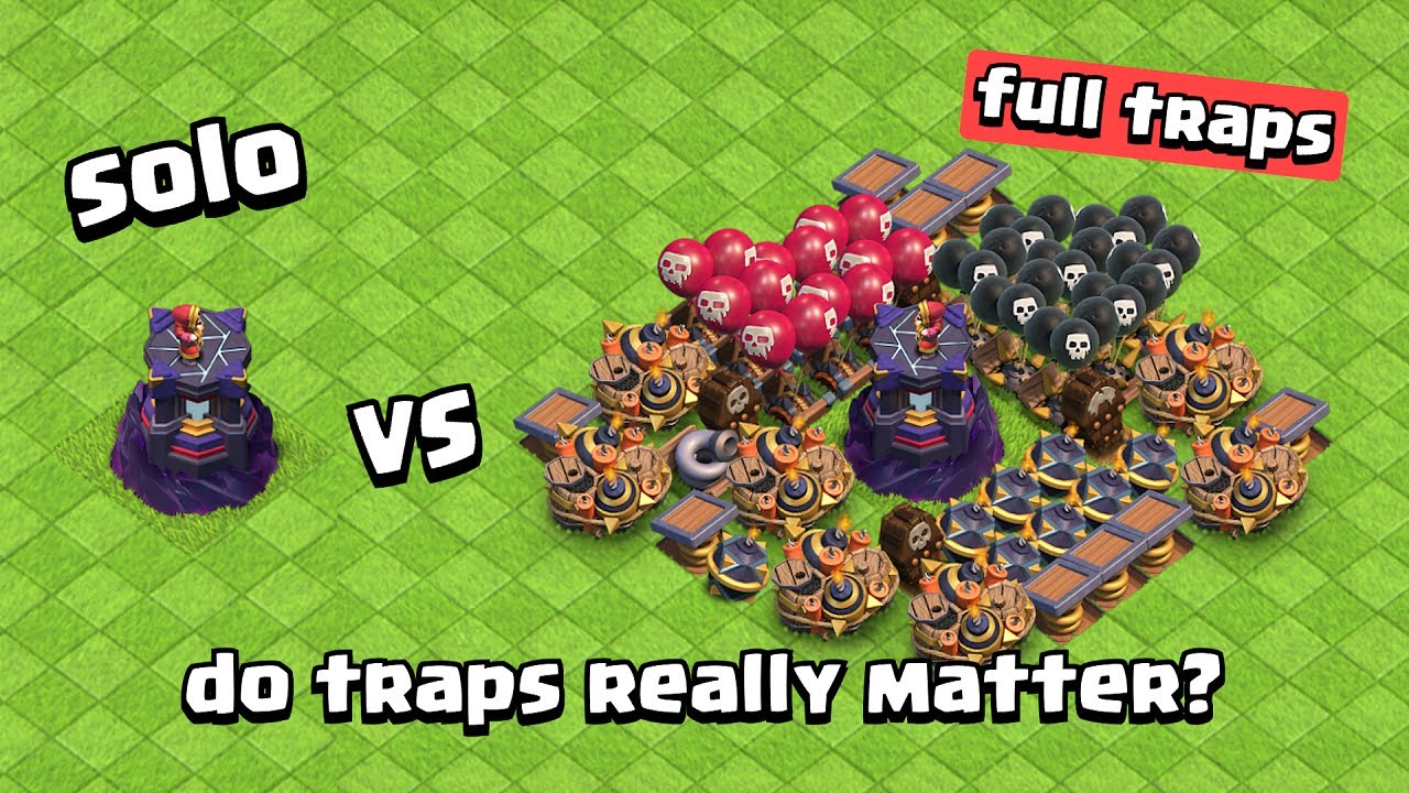 With Traps VS No Traps | Clash of Clans