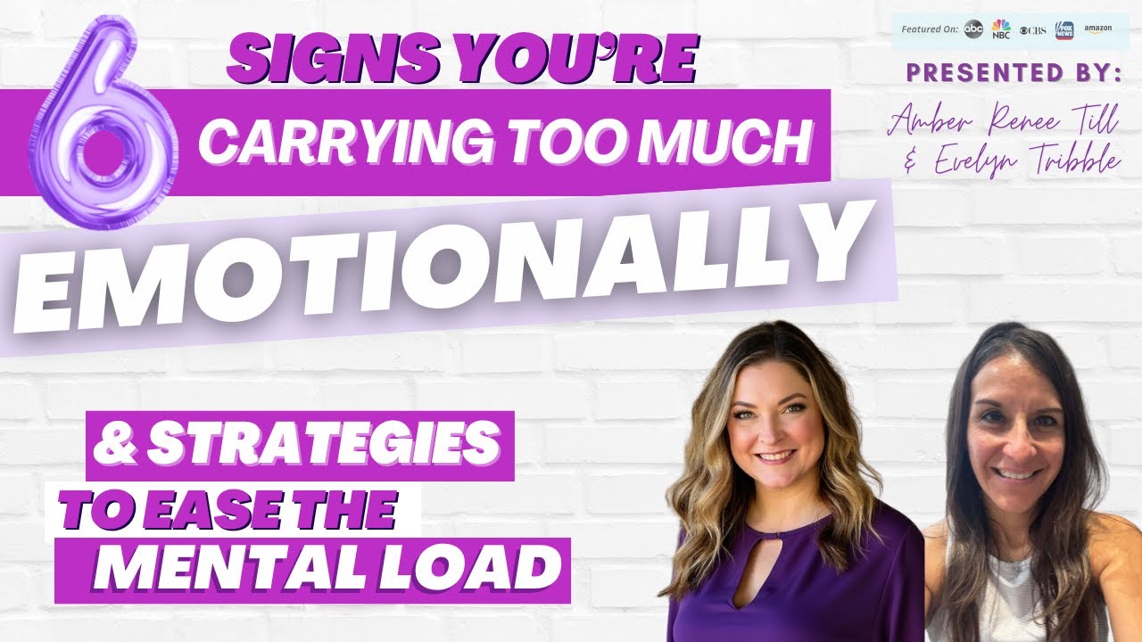 Six signs You’re Carrying Too Much Emotionally (and What Helps)