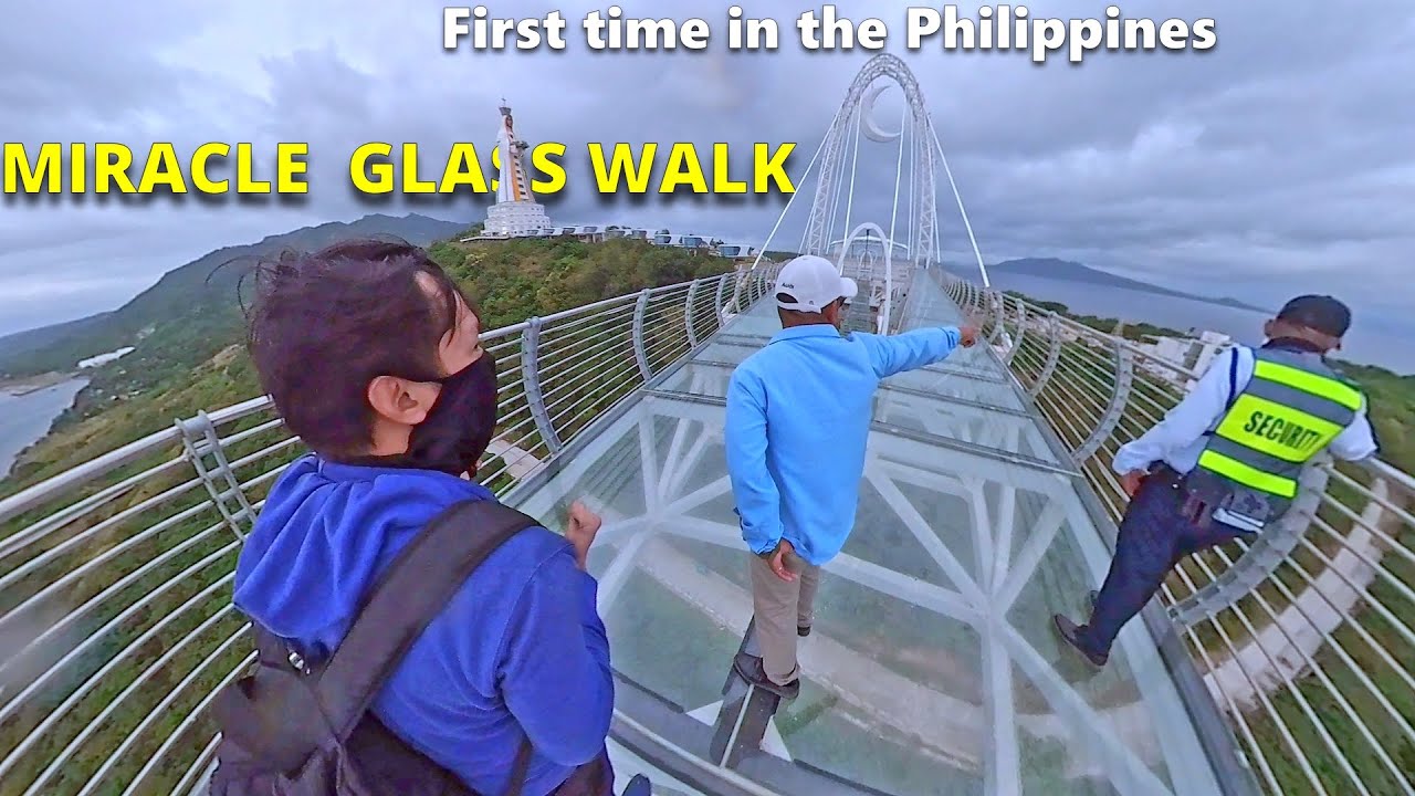 FIRST TOUR AT MIRACLE GLASS WALK | First time in the Philippines | Montemaria Batangas