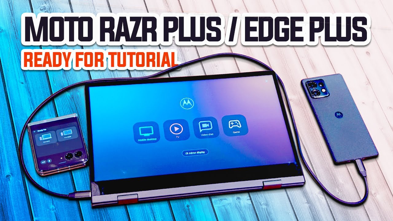 Motorola Ready For On Moto Razr Plus 2023 / Motorola Razr 40 Ultra. Учебное пособие