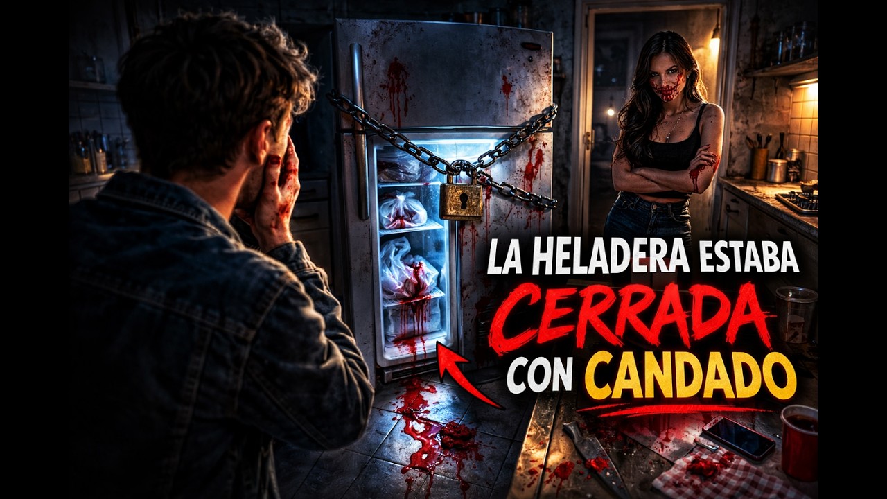 La heladera estaba cerrada con candado
