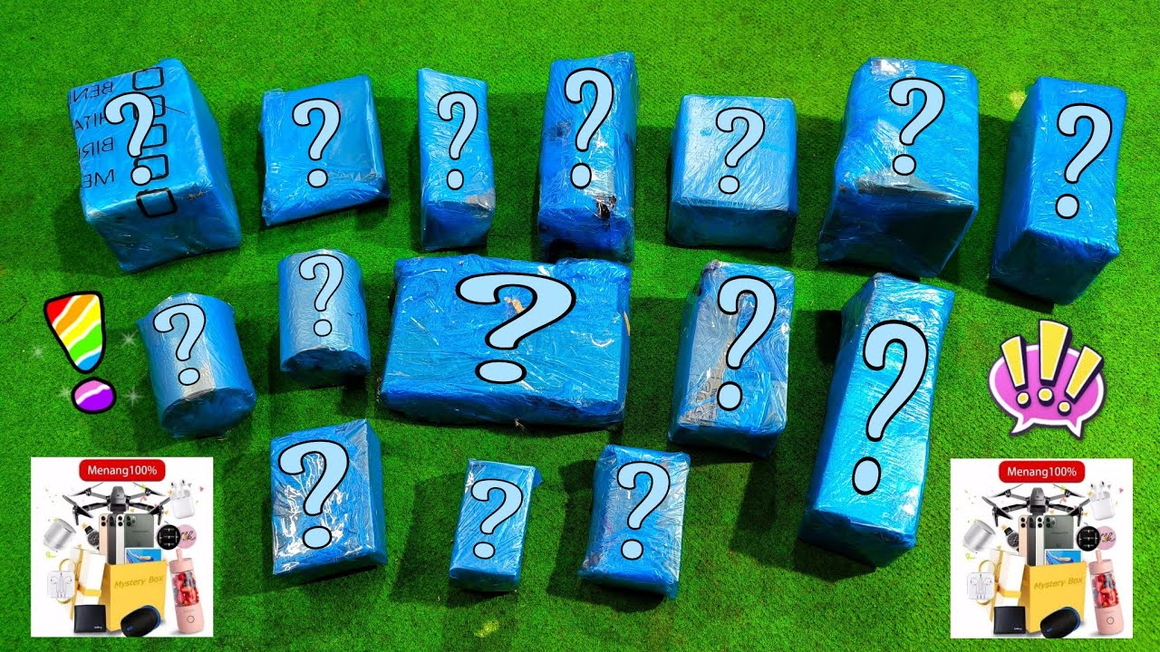WOW!!! CUMA 15K!!! UNBOXING MISTERI BOX DAPAT HP MISTERIUS