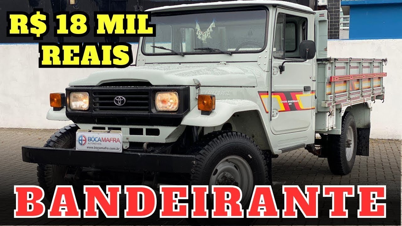 TOYOTA BANDEIRANTE À VENDA POR APENAS 18 MIL REAIS