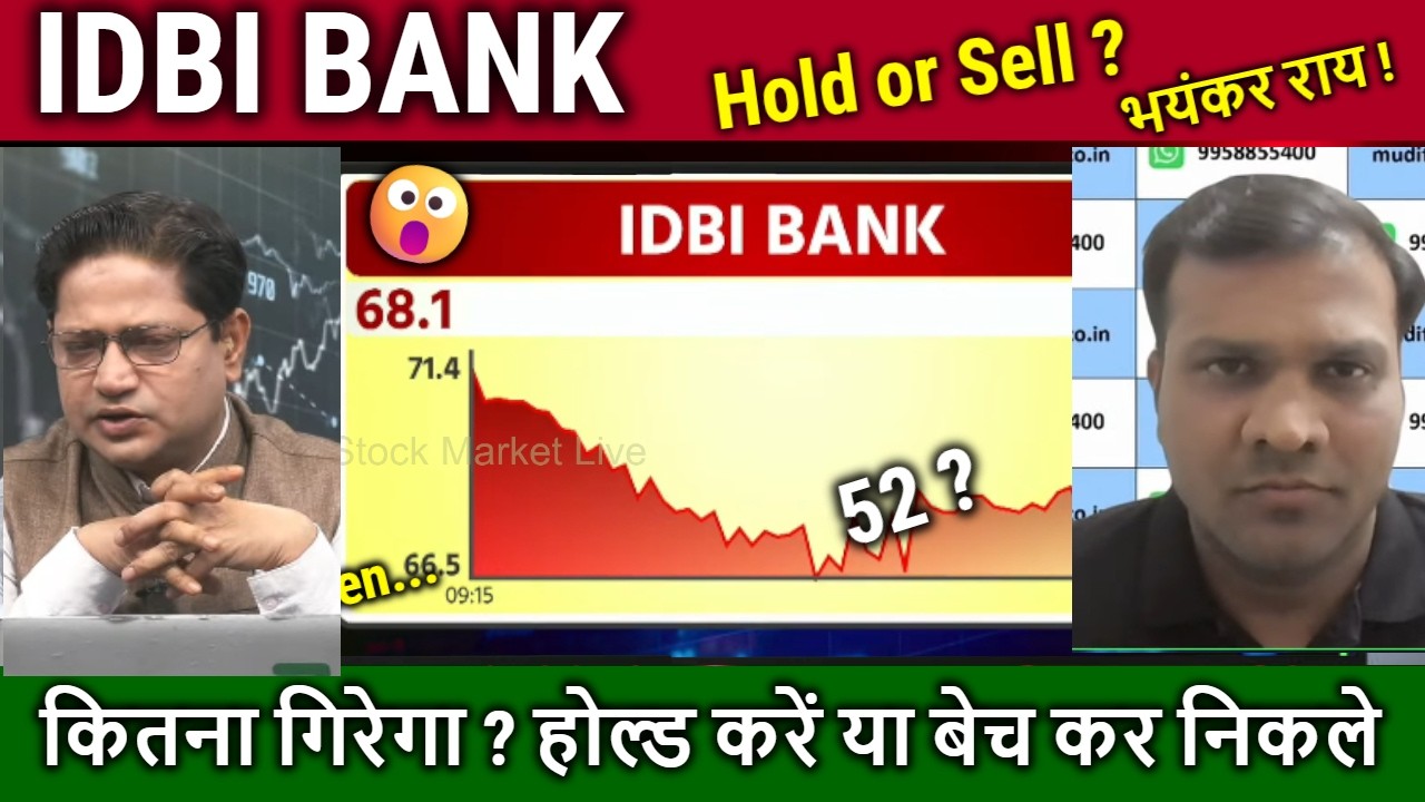 IDBI BANK share news,Hold or Sell ? Why IDBI Bank Share is Falling ?Analysis/Target 2026