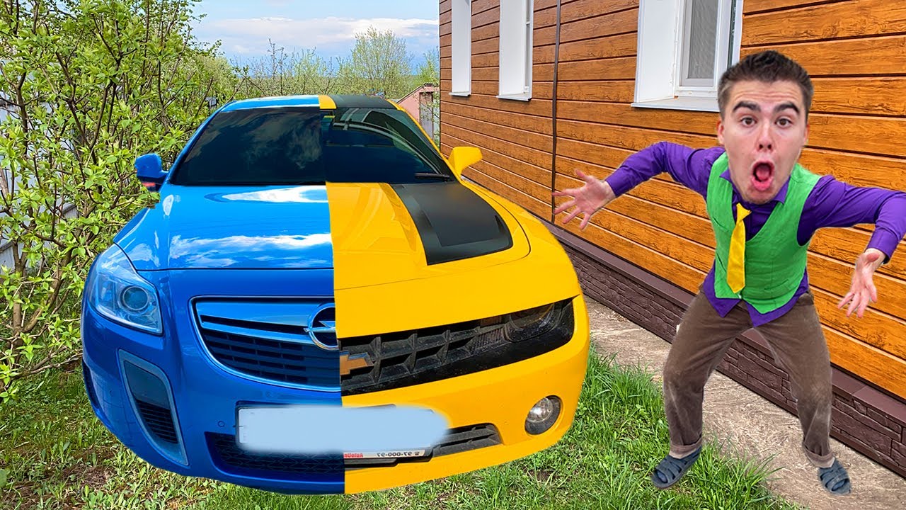 Mr. Joe VS Red Man TURNED Camaro in Opel Insignia OPC with Magic Blanket 13+