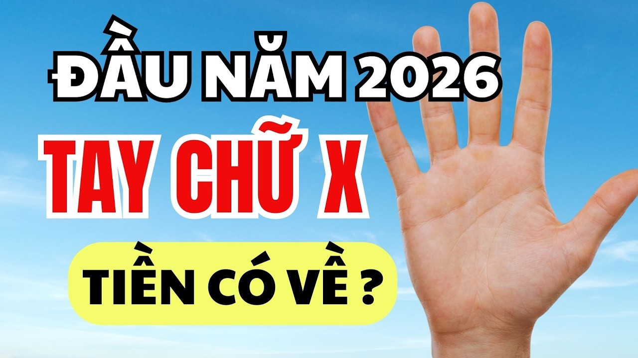 Chỉ Tay Chữ X Đầu Năm 2026: Dấu Hiệu Bước Ngoặt Tài Chính Lớn ?