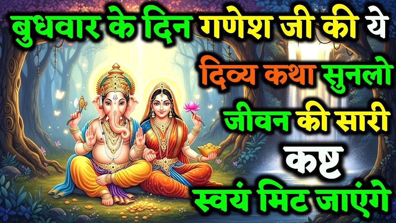 बुधवार विशेष: गणेश जी की संपूर्ण भक्ति कथा | 1घंटे की गणेश कथा | गणेश चालीसा | गणेश आरती | गणेश भजन