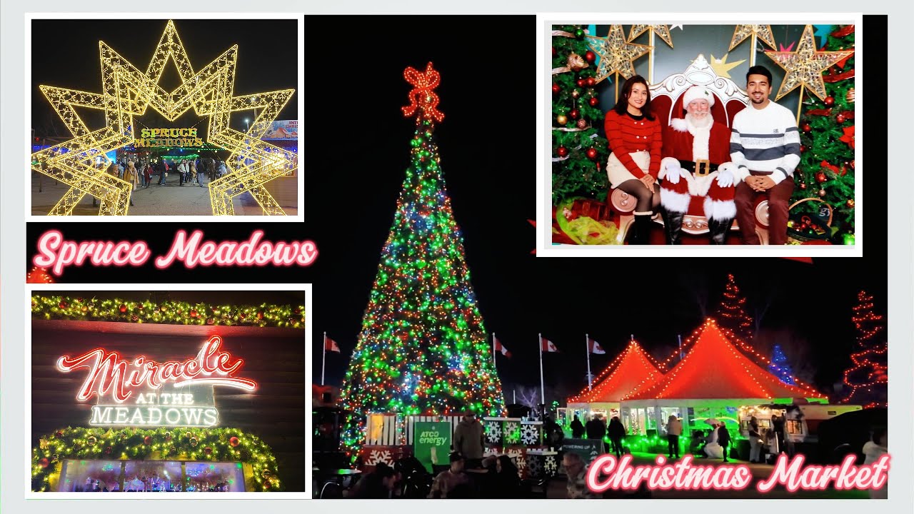 4k 🇨🇦International Christmas Market- Spruce Meadows 🎄🎅❄️