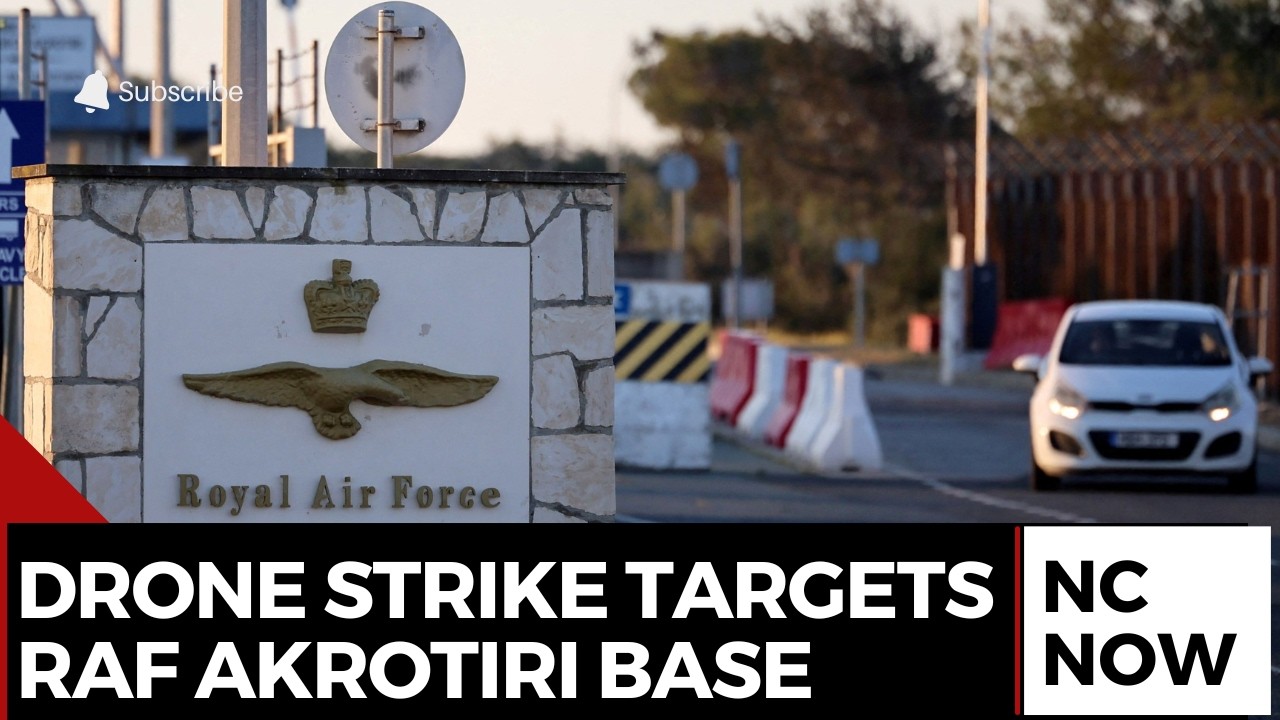 UK Defence Chief Visits Cyprus After Drone Strike Targets Key Air Base