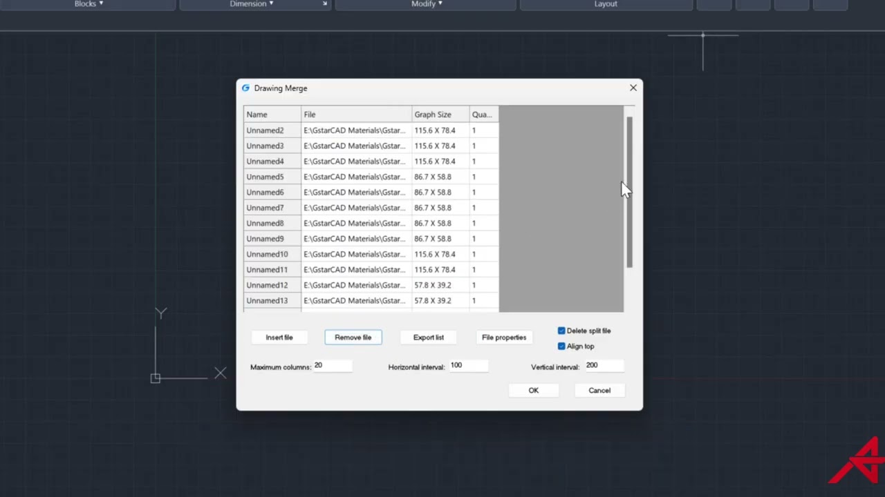 Drawing Merge | GstarCAD 2026
