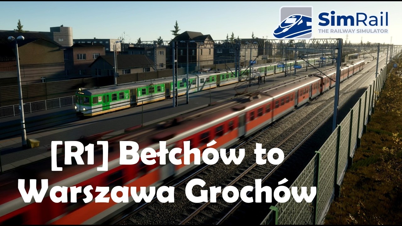 SimRail Ep.2 - [R1] Bełchów to Warszawa Grochów