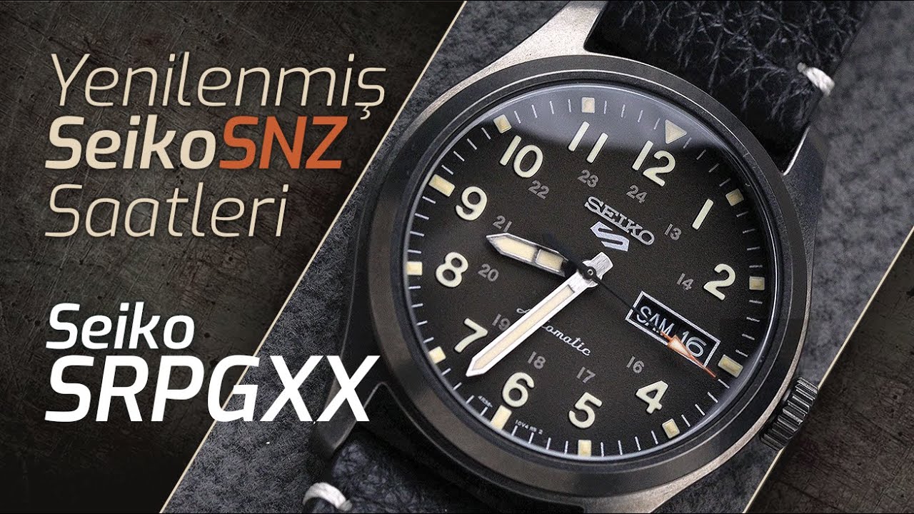 Seiko’nun Yenilenmis SNZ Saatleri – Seiko SRPG (SNZG15/SRPG41/SNK809/SRPH29)