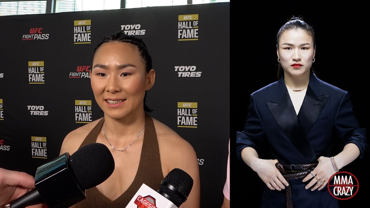 Yan Xiaonan on Weili Zhang &ldquo;I&rsquo;m prettier & more technical fighter