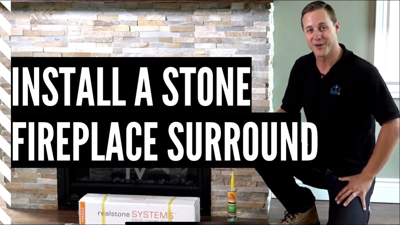 Установка каминного камня (Ledgestone от Realstone System)