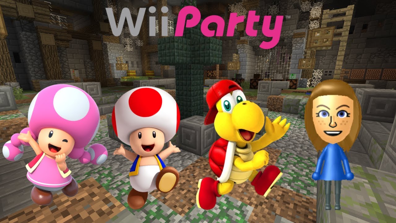 Wii Party - Board Game Island - Toadette Vs Toad Vs Red Koopa Vs Abby (Ep. 281)