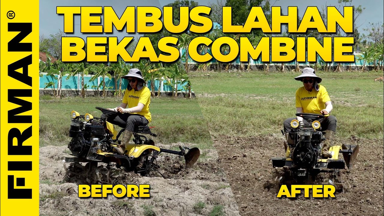 TRAKTOR 4 RODA MINI FTI2010DE TEMBUS LAHAN BEKAS COMBINE