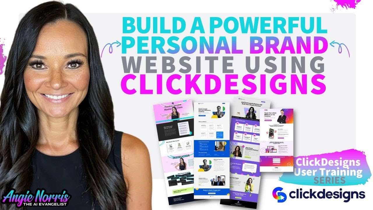 Build a Powerful Personal Brand Website Using ClickDesigns and AI