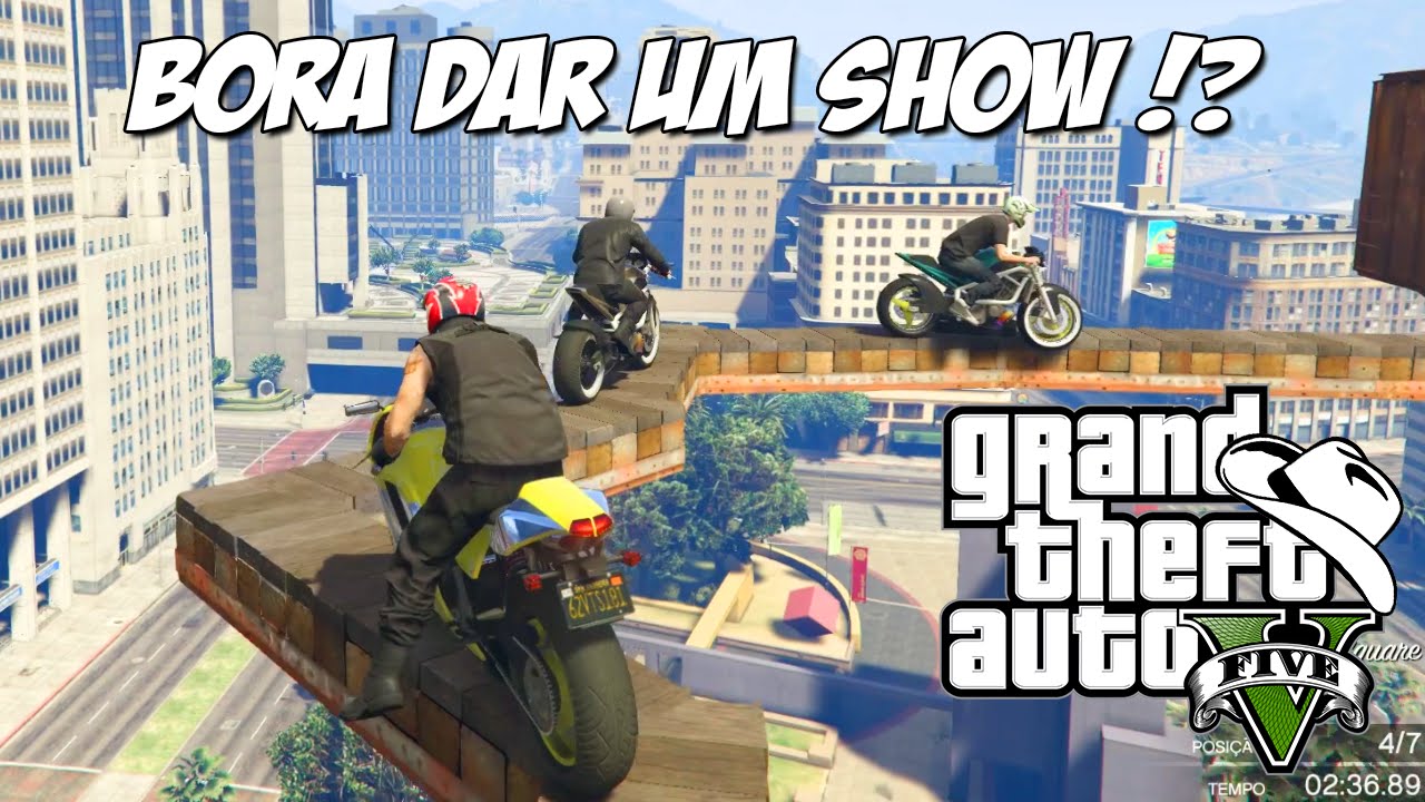 GTA 5 Online (PC) - Bora Dar um Show de Parkour xD