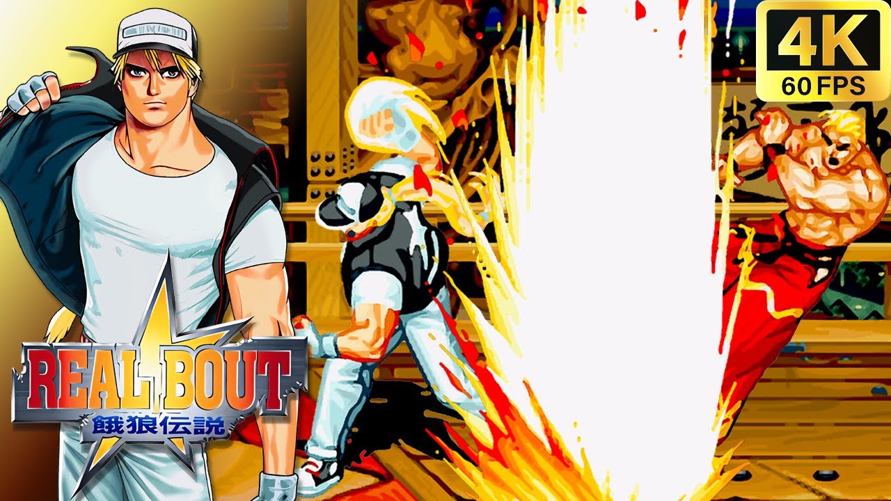 Real Bout Fatal Fury (1995 / Neo Geo CD)｜Terry Bogard (2P Color)｜UHD 4K 60FPS
