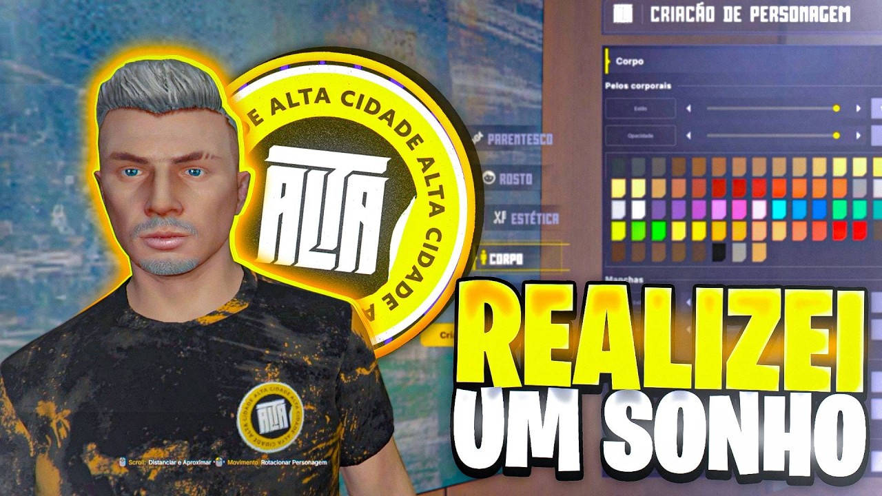 SONHO REALIZADO! COME&Ccedil;ANDO DO ZERO NO CIDADE ALTA DO FIVEM 😍 &lsaquo; GTA RP &rsaquo;