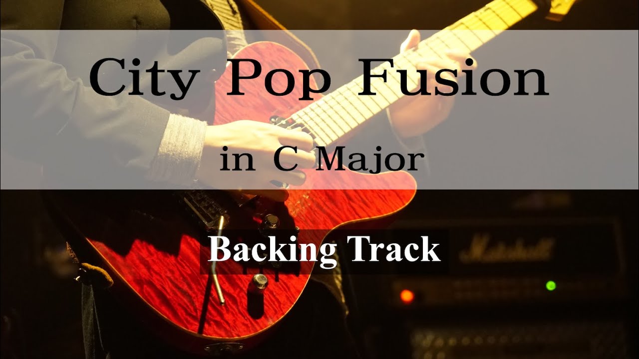 City Pop Fusion Backing Track in C bpm98