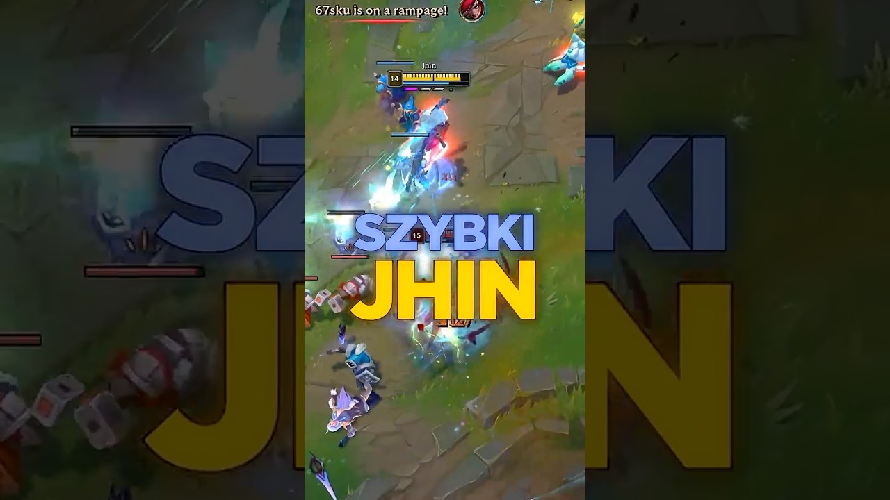 NAJSZYBSZY JHIN w League of Legneds