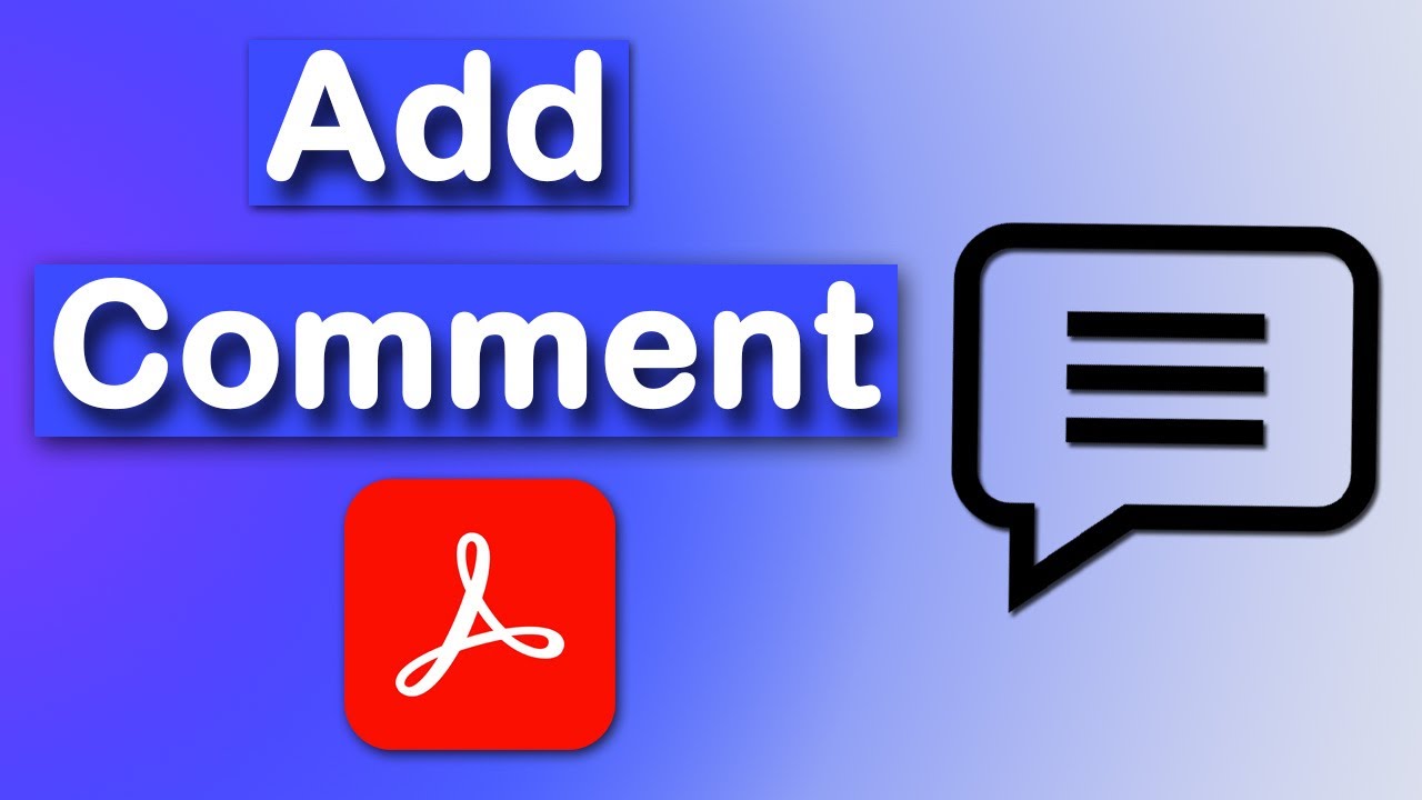 How to add or insert comments to pdf using Adobe Acrobat Pro DC