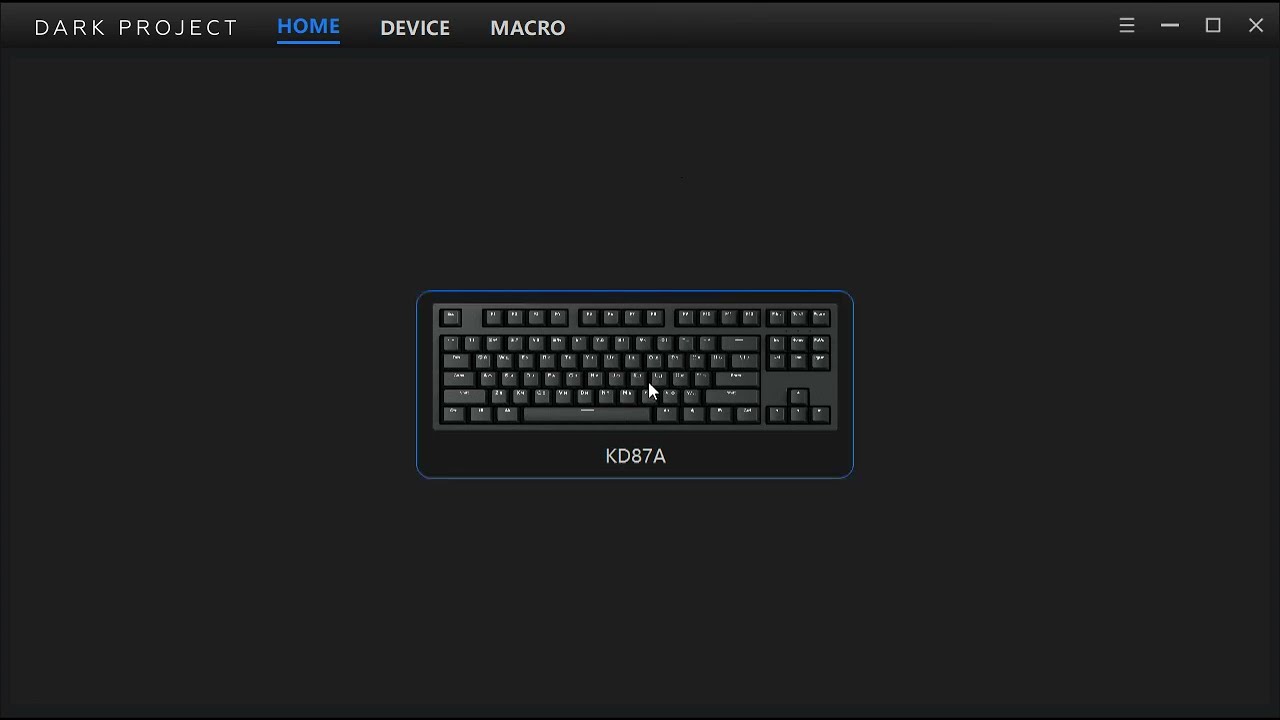 Dark Project software настройка