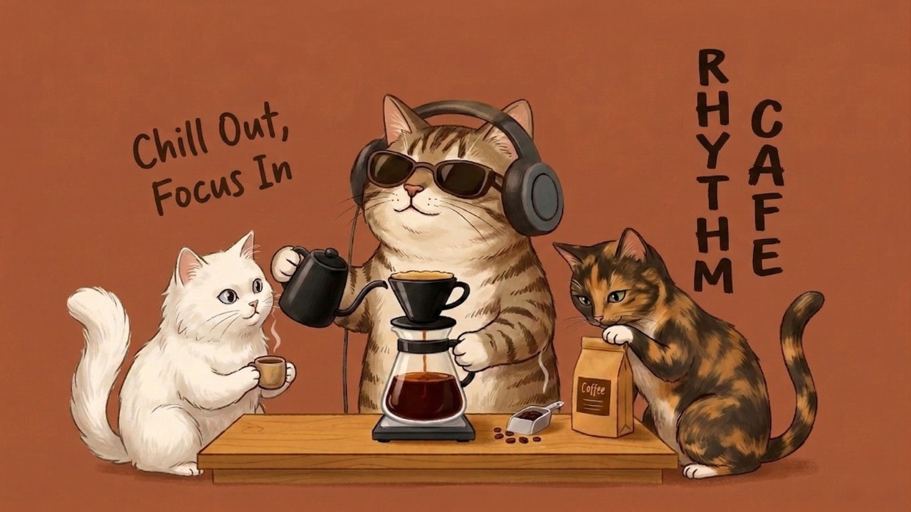 Cool Cats, Warm Coffee, Better Focus ☕🐾 | RHYTHM CAFE 