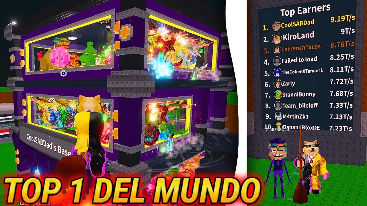 TOP 1 DEL MUNDO ME PRESTÓ SUS MEJORES BRAINROTS PARA LLEGAR AL TOP MUNDIAL 🥇🔥