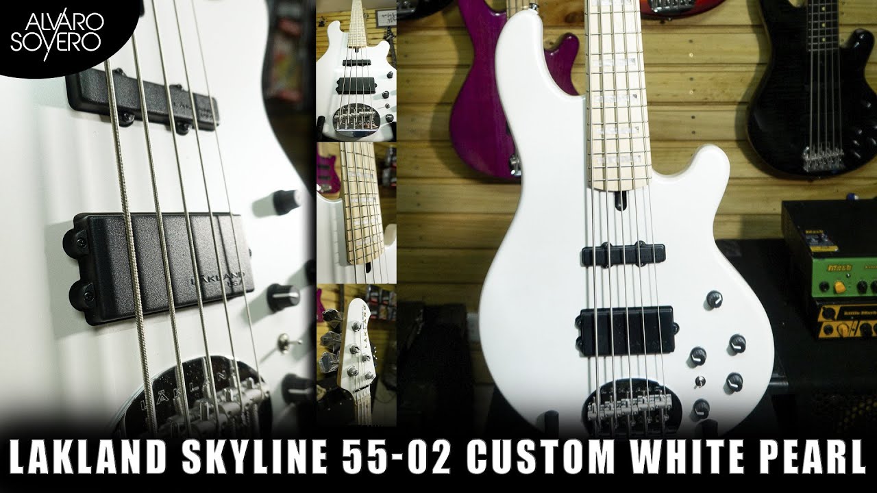 Bajo Lakland Skyline 55 02 Custom White Pearl / Test y Review por Alvaro Sovero