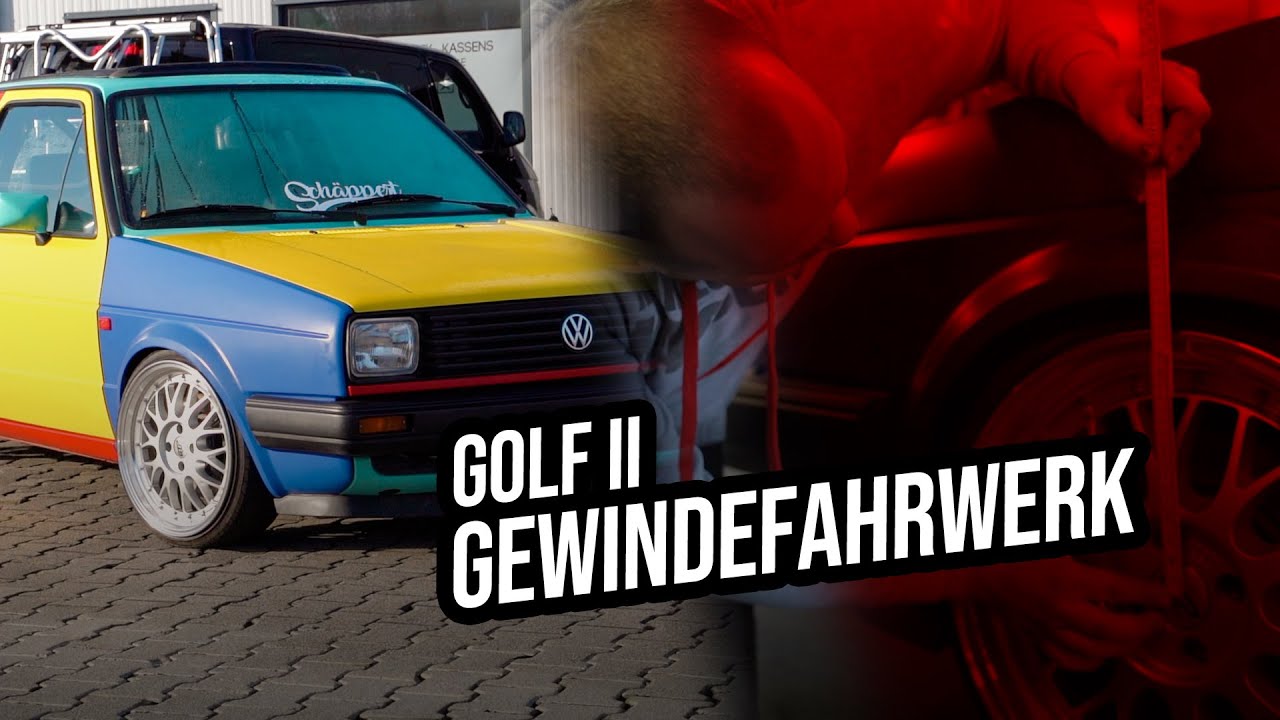 Fahrzeugtechnik Kassens | Gewindefahrwerk im VW Golf II