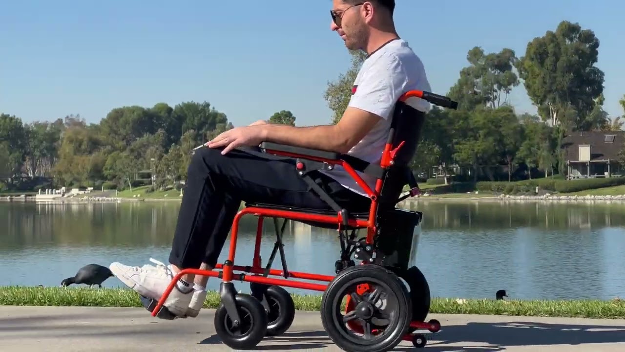 Rubicon DX03 - Affordable, Lightweight & Foldable Electric Wheelchair | Airline-Approved for Travel