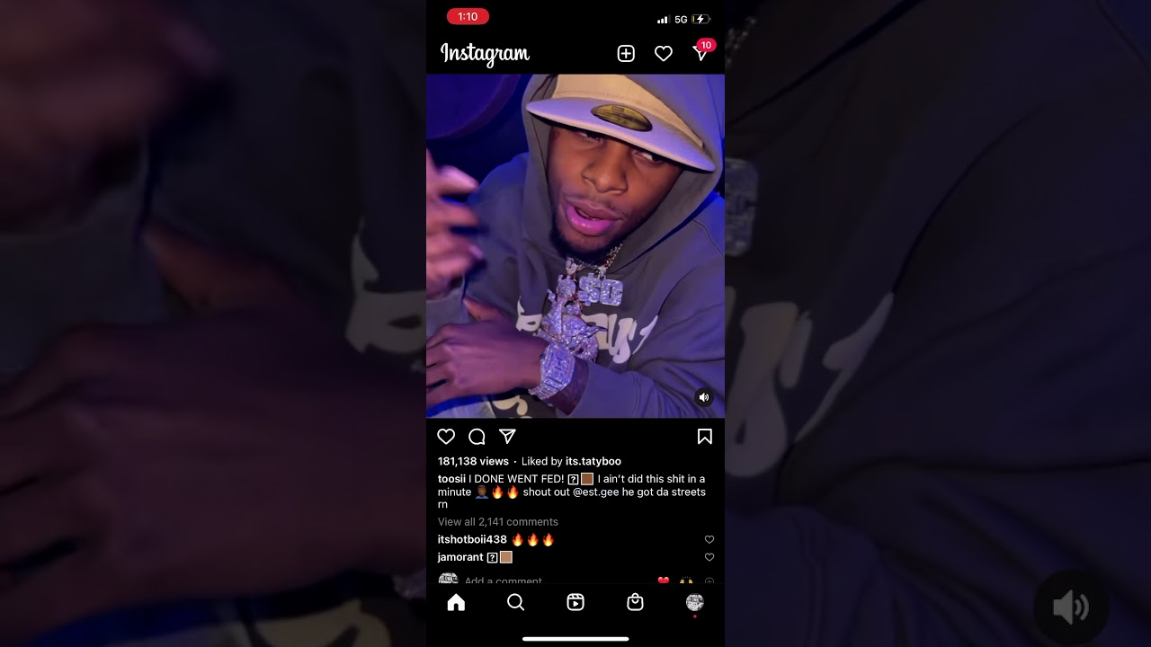 Toosii- Lick Back Freestyle 🔥