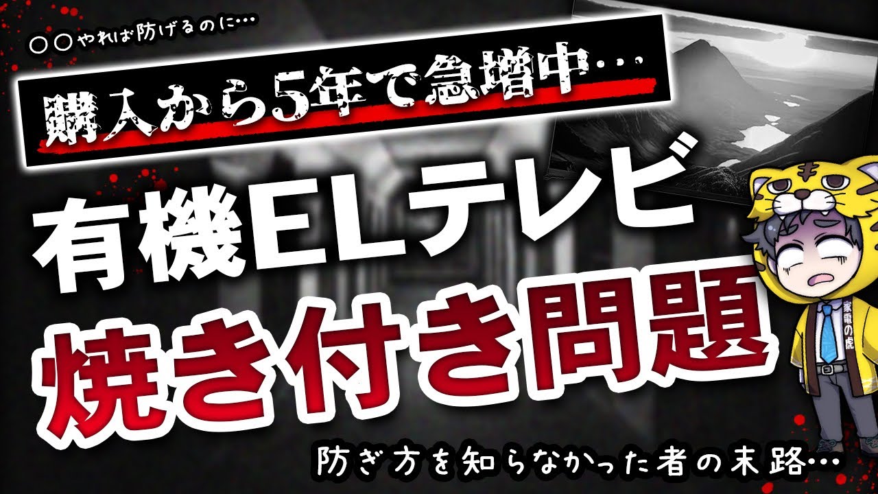 有機ELテレビ｜焼き付きの問い合わせ急増中と対策は？｜やっぱり液晶テレビがおすすめ？