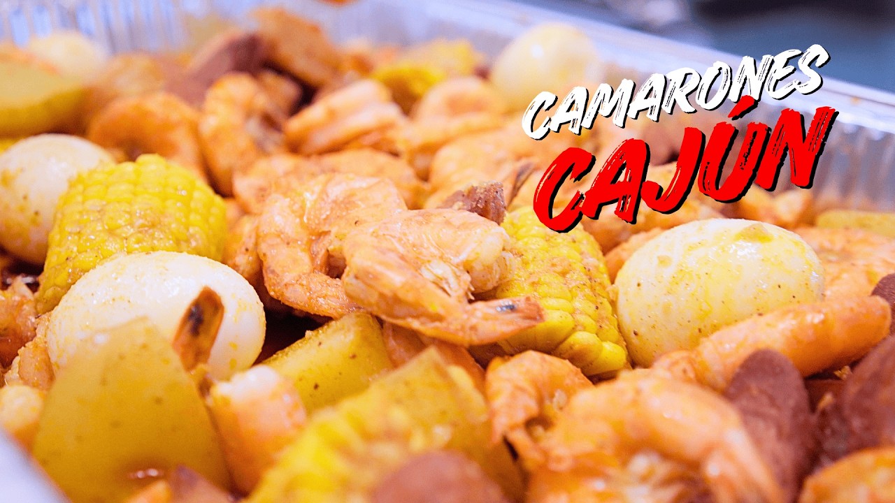 CAMARONES CAJÚN ESTILO LOUISIANA (BOILING CRAB) - RECETA COMPLETA