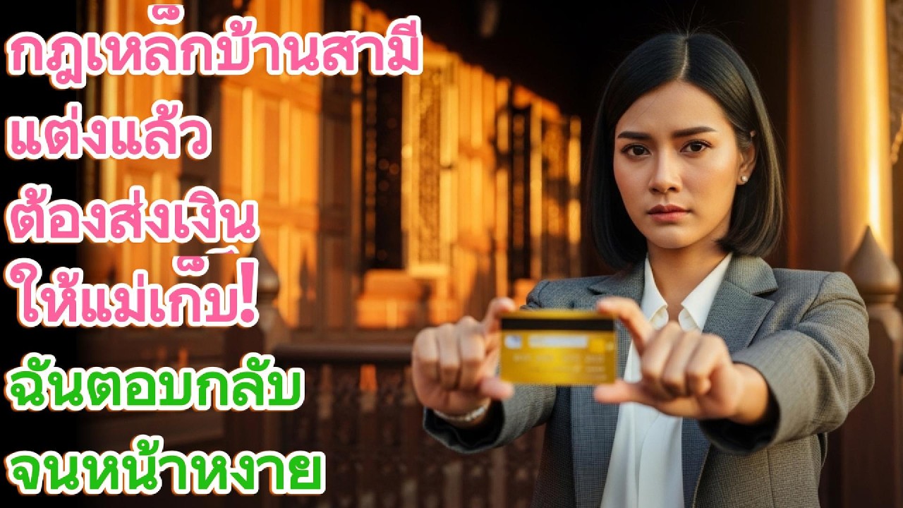 กฎเหล็กบ้านสามี: แต่งแล้วต้องส่งเงินให้แม่เก็บ! ฉันตอบกลับจนหน้าหงาย