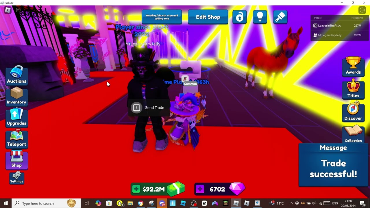 Helping My Friend Transfer Gummy Bear Limiteds To Main (kinda middleman?)//Roblox Bid Battles