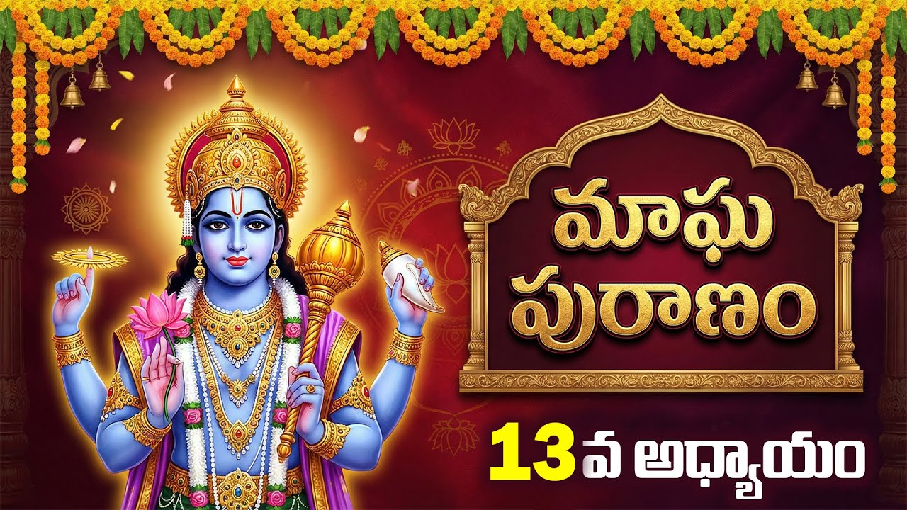 మాఘ పురాణం 13 వ రోజు కథ  | Magha puranam story in telugu